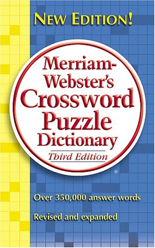 Merriam-webster's Crossword Puzzle Dictionary