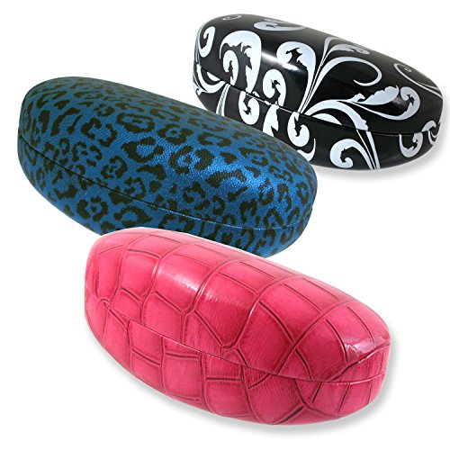 Premium Sunglasses Case Collection | Many Colors | 100% Money Back Guarantee | Hard | Medium & Large | For Men & Women | Protective | Sturdy |