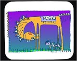 Decorated Mouse Pad with horse image