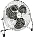 Küche & Haushalt : Duracraft HV-350E Duracraft Bodenventilator in chrom, 35 cm Flügeldurchmesser