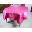 Carmagnole Tone on Tone Coated Pink French Tablecloth 65 by 100 inches