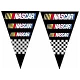 NASCAR 25Ft String Of 6 x 9 Party Pennants (Flags)