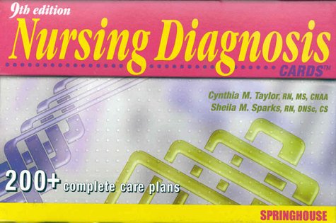 Nursing Diagnosis Cards with Cards, by Cynthia M. Taylor