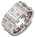 10mm modern white gold diamond wedding band ring (1.68cts diamonds 14K Gold)