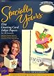 Specially Yours Textured Ivory/Sapphire Trim InkJet Greeting Card Paper