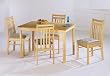 5 Piece Solid Wood Table Set By Coaster Furniture
