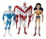 Justice League Basic Figures: Hawk, Wonder Woman, Dove 4.75"
