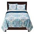 Home Medallion Bedding Collection - Aqua