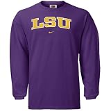 Nike LSU Tigers White Youth Classic College Long Sleeve T-shirt