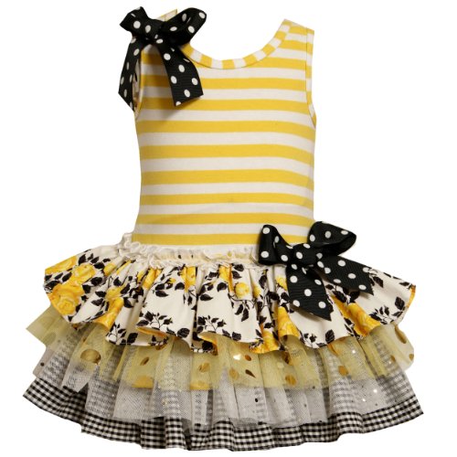 bonnie jean yellow dress