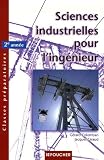 Sciences industrielles pour l ingénieur 2e Année