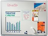 CE magnetic whiteboard with lacquered surface, 900x600mm, EACH