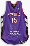 Vince Carter Autographed 