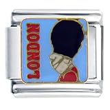 London Queen's Guard Italian Charms Bracelet Link