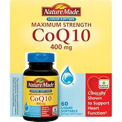 Nature Made CoQ10 Coenzyme Q10 400 mg - 60 Softgels