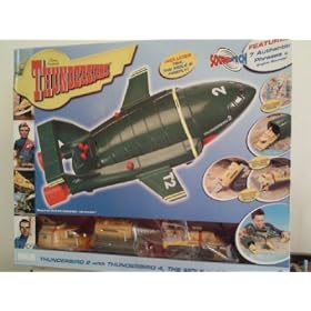 Thunderbird 2 Soundtech 40th Anniversary with Supersize Thunderbird 4,Mole and Firefly with 3 figures