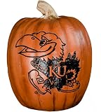 Kansas Jayhawks Halloween Pumpkin
