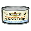 Crown Prince Natural Solid White Albacore Tuna in Water, No Salt Added, 12-Ounce Cans (Pack of 12) Crown Prince Natural Solid White Albacore Tuna in Water, No Salt Added, 12-Ounce Cans (Pack of 12)