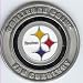 NFL Pittsburgh Steelers Challenge Coin Poker Guard with black velvet pouch