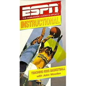 Teaching Kids Basketball With John Wooden [VHS]