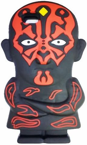 iPhone 6 Plus Case, Maxbomi - 3D Cute Cartoon Star Wars Darth Maul Sith Revenge Soft Silicone Protective Rubber Back Cover Protection Cases for Apple iPhone 6 Plus (5.5 inch)