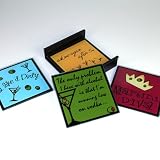 Martini Lovers Glass Coaster Set