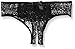 Dreamgirl Women's Ruffle Back Crotchless Panty