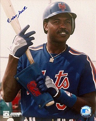 Autographed/Hand Signed Rafael Santana New York Mets 8x10 Photo