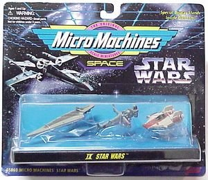 Star Wars Micro Machines Collection IX: B-Wing Starfighter, Super Star Destroyer Executor, and A-Wing Starfighter
