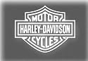 Harley Davidson Die Cutz - White Decal