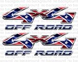 4x4 Redneck Rebel Flag Truck Decals F150 Ram Tundra