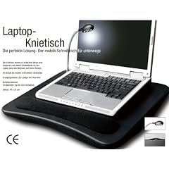 Laptop-Knietisch mit LED Lampe