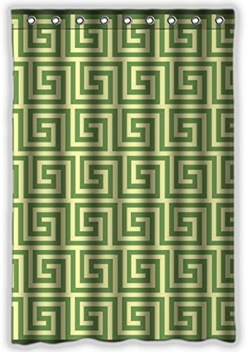 Greek Key Towel Design Bath curtains 48" x 72"