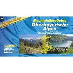 bikeline MountainbikeGuide Oberbayerische Alpen: Zugspitze, Garmisch-Partenkirchen, Mittenwald, Tegernsee, Schliersee. 1:35.000, wetterfest, alle Touren herausnehmbar