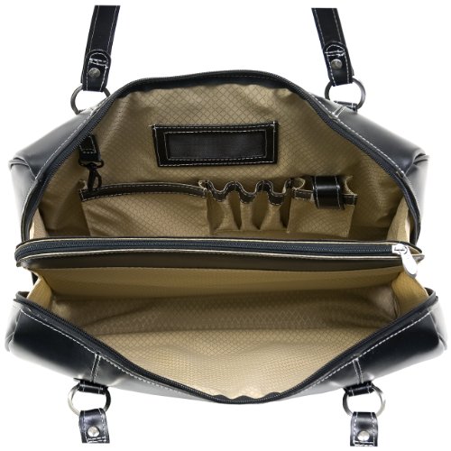 McKleinUSA GLENVIEW 94745C Black Leather Ladies' Laptop Case