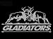 Gladiators Upstream Images Silver Vinyl Wildlife Car Truck Window Decal Sticker