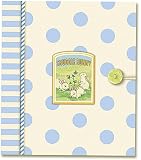 Michel Design Works Snuggle Bunny Ring-Binder Photo Album, Blue (Pack of 2)