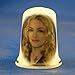 Porcelain China Collectable Thimble -- Madonna with Free Gift Box