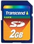 Transcend - Flash memory card - 2 GB - SD Memory Card
