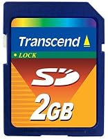 Transcend 2 GB SD Flash Memory Card TS2GSDC