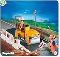 Playmobil Road Roller with Asphalt Construction Set