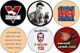 Set of 6 GEORGE ORWELL 1.25