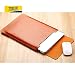 Taslar(TM) Sleek Leather MacBook Pro 13.3 Inch / MacBook Air 13.3 Inch Laptop Protective Soft Sleeve Case Cover Carry Bag holder with safe interior and exterior mouse pad (Brown) RS.1149.00