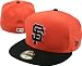 San Francisco Giants Fitted Hat: New Era 59FIFTY Amax Fitted Hat - 7 1/4