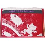 <strong>ブーフーウー</strong> フェイスタオル レッド SBH1001OR