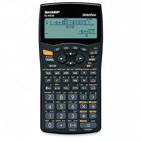 SHARP ELECTRONICS CORP. SHRELW535B EL-W535WBBK Scientific Calculator, 12-Digit LCD Sold as... by