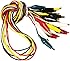 Elenco Electronics TL-6LG Large Alligator to Large Alligator Test Lead Set