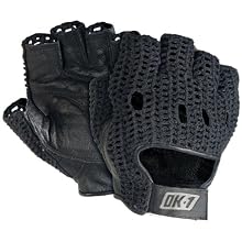 OK-1 32204 Leather Lifter Gloves, Black, Large