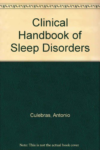 clinical handbook of sleep disorders 1e