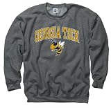Georgia Tech Yellow Jackets Dark Heather Perennial II Crewneck Sweatshirt